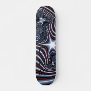 USA US FLAGGE SKATEBOARD