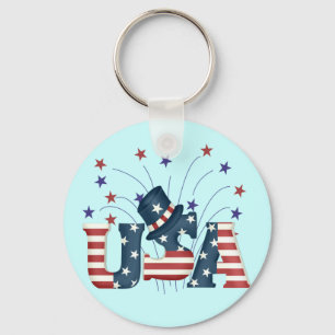 USA US Flagge T - Shirt und Geschenke Schlüsselanhänger