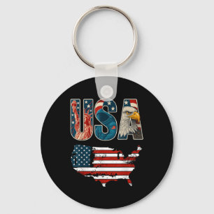 Usa Us Patriotisch 4. Juli Amerika-Flagge Freiheit Schlüsselanhänger