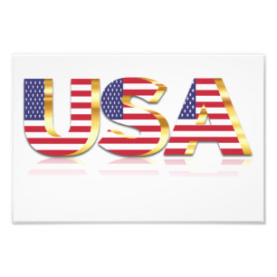 USA - USA - Flagge - Patriotik Fotodruck