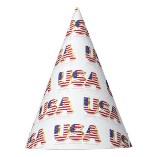 USA - USA - Flagge - Patriotik Partyhütchen