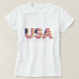 USA - USA - Flagge - Patriotik T-Shirt
