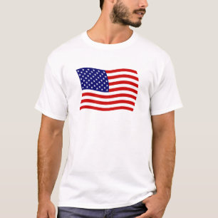 USA USA Flaggen-Shirt T-Shirt