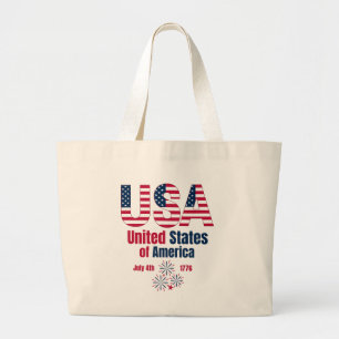USA USA JUMBO STOFFBEUTEL