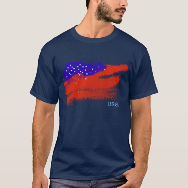 usa, USA T-Shirt (Vorderseite)