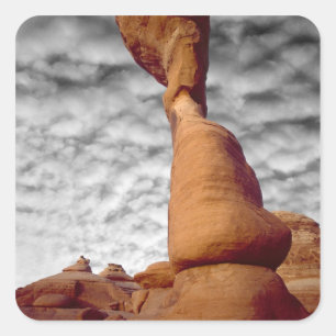 USA, Utah, Arches National Park. Anteil Quadratischer Aufkleber