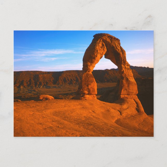 USA, Utah, Arches National Park, Delicate Arch Postkarte (Vorderseite)