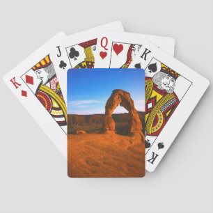 USA, Utah, Arches-Nationalpark, Delicate Arch Spielkarten