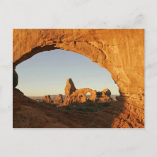 USA, Utah, Arches-Nationalpark. Turret Arch Postkarte