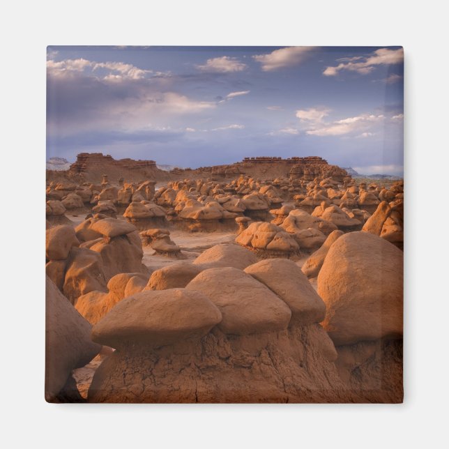 USA; Utah. Blick auf den Goblin Valley Staat Park Magnet (Vorne)