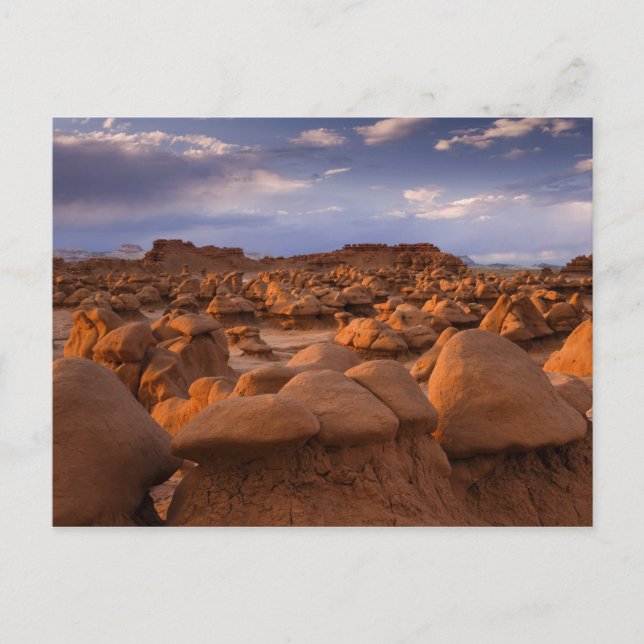 USA; Utah. Blick auf den Goblin Valley Staat Park Postkarte (Vorderseite)