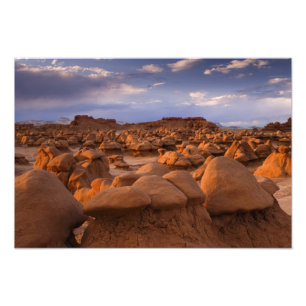 USA; Utah. Blick auf den Goblin Valley State Park Fotodruck
