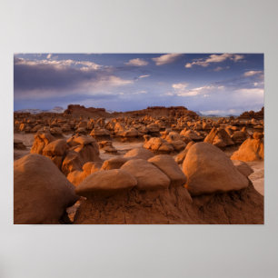 USA; Utah. Blick auf den Goblin Valley State Park Poster
