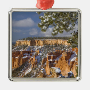 USA, Utah, Bryce Canyon National Park.Sonnenschein Silbernes Ornament