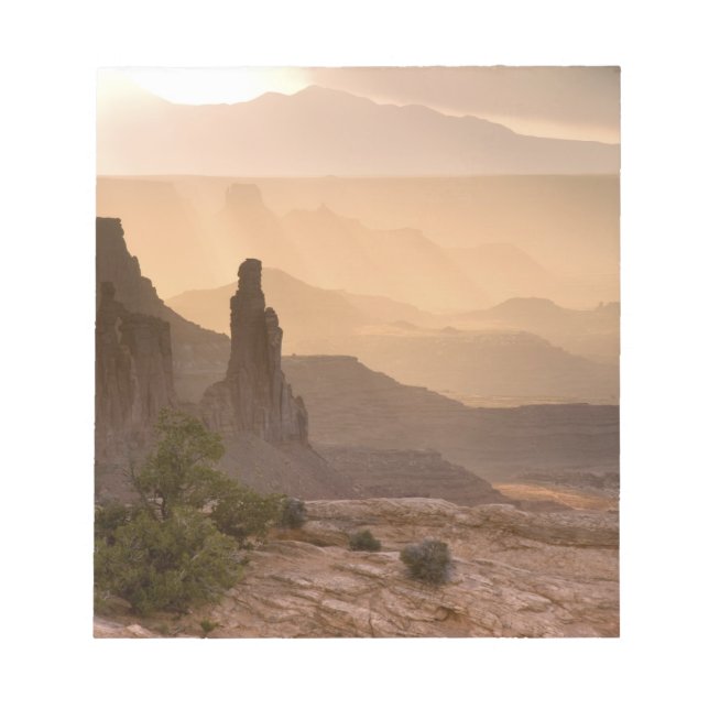 USA; Utah; Canyonlands National Park. Ansicht Notizblock (Vorderseite)