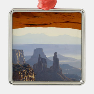 USA, Utah, Canyonlands National Park, Blick auf Silbernes Ornament