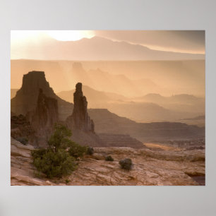 USA; Utah; Canyonlands-Nationalpark. Ansicht von Poster