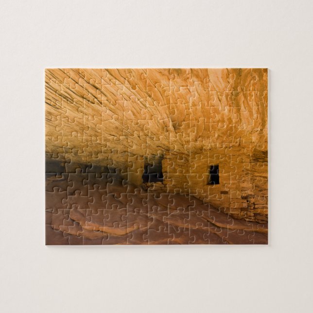 USA, Utah, Cedar Mesa, Mule Canyon.Sandstone Puzzle (Horizontal)