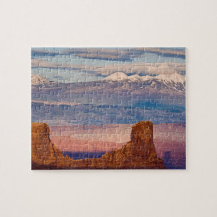 USA, Utah. Landschaft der La Sal Mountains von Dea Puzzle