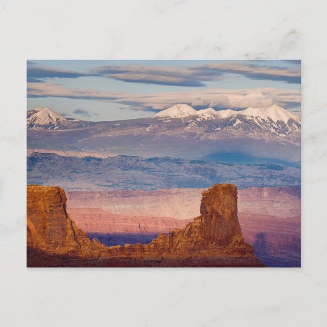 USA, Utah. Landschaftlich von La Sal Mountains aus Postkarte (Vorderseite)