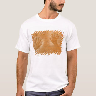 USA, Utah, Pictogramme Handabdrücke auf Sandstein, T-Shirt
