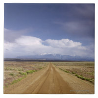 USA, Utah, Schotterwegüberfahrtlandschaft