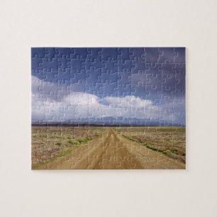 USA, Utah, Schotterwegüberfahrtlandschaft Puzzle
