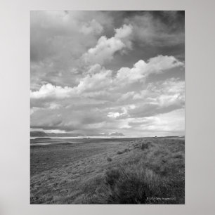 USA, Utah, Wolken über Landschaft Poster
