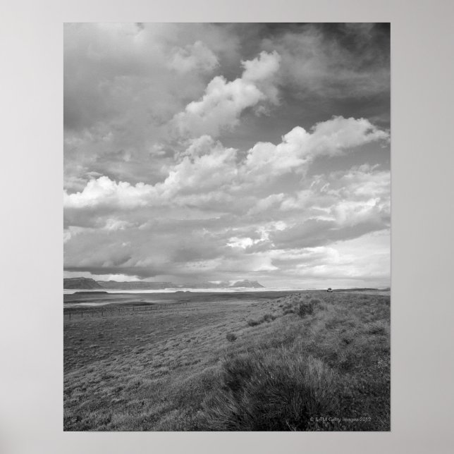 USA, Utah, Wolken über Landschaft Poster (Vorne)