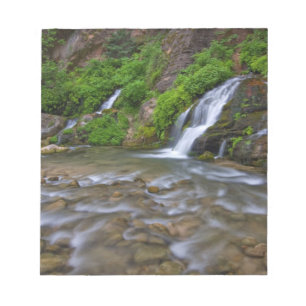 USA, Utah, Zion National Park. Big Springs in Notizblock