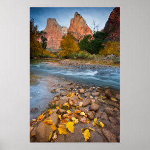 USA, Utah, Zion National Park. Der Sentinel 1 Poster