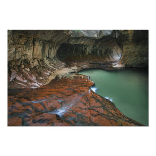 USA, Utah, Zion National Park. Landschaftlich von Fotodruck