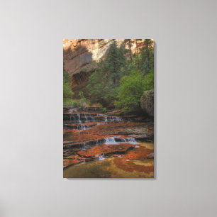 USA, Utah, Zion-Nationalpark.  Landschaft vom Leinwanddruck