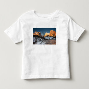 USA, Utah, Zion-Nationalpark. Sonnenaufgang über d Kleinkind T-shirt