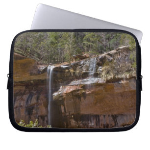 USA, Utah, Zion-Nationalpark, Wasserfälle an Laptopschutzhülle