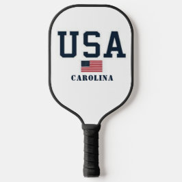 USA varsity letters American Flag Gym Sports  Pickleball Schläger
