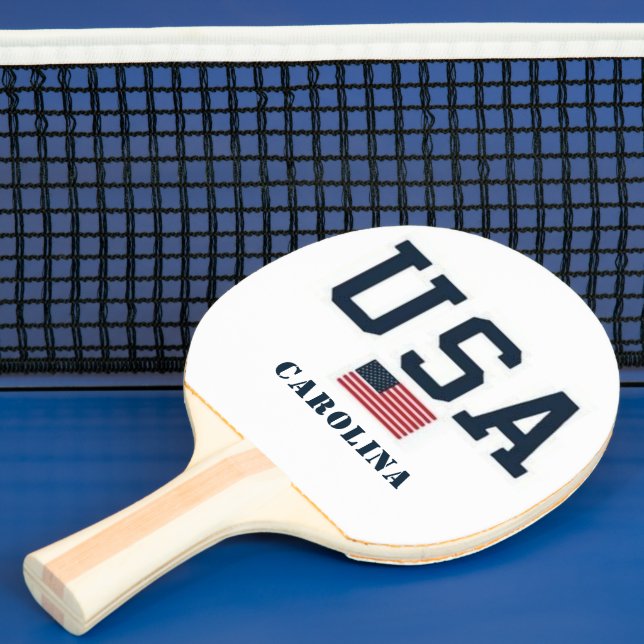 USA varsity letters American Flag Gym Sports  Tischtennis Schläger (InSitu)