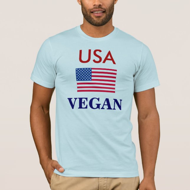 USA VEGAN T-Shirt (Vorderseite)