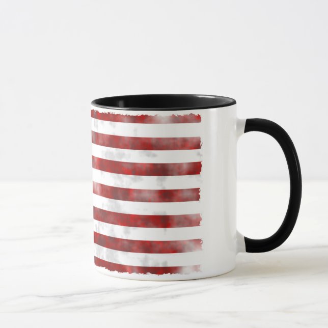 USA verblaßten nette Musterflagge Tasse (Rechts)