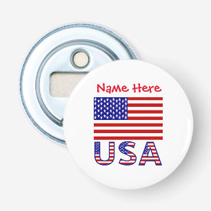 USA Vereinigte Staaten Amerika Flagge Rot Personal Flaschenöffner