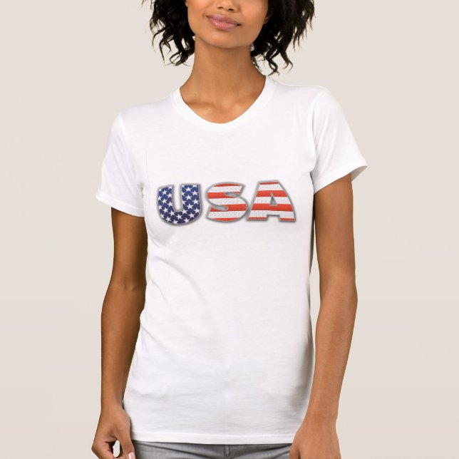 USA - Vereinigter Staat Amerika T-Shirt (Vorderseite)
