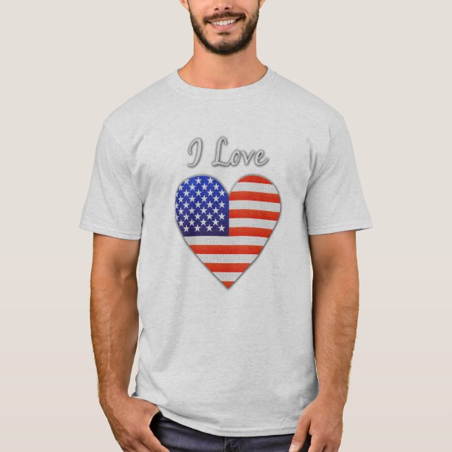 USA - Vereinigter Staat Amerika T-Shirt (Vorderseite)