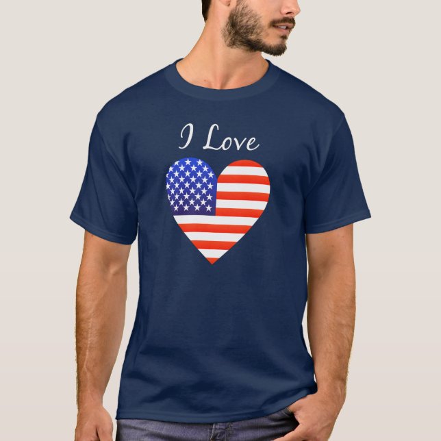 USA - Vereinigter Staat Amerika T-Shirt (Vorderseite)