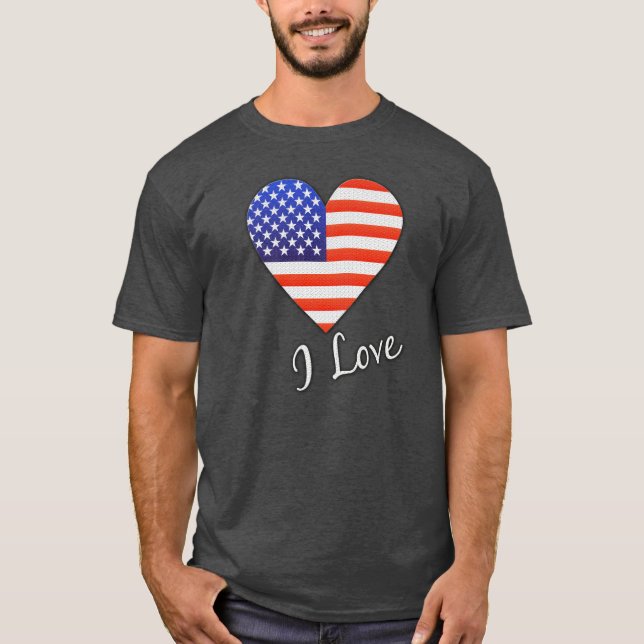 USA - Vereinigter Staat Amerika T-Shirt (Vorderseite)