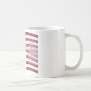 USA vereint Streifen und Sterne in kühnem Design Tasse