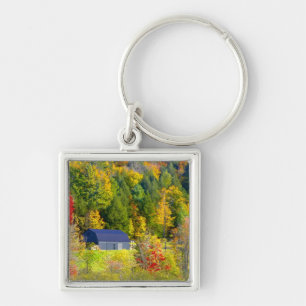 USA, Vermont. Herbstlaub entlang der Highway 100. Schlüsselanhänger