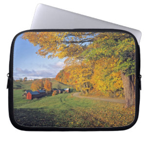 USA, Vermont, Jenne Farm. Der Herbst kommt nach Je Laptopschutzhülle