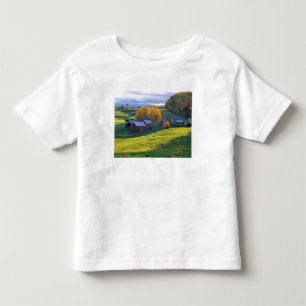 USA, Vermont, Jenne Farm. Rollende grüne Hügel Kleinkind T-shirt