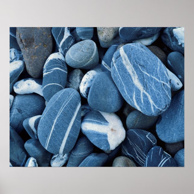 USA, Vermont, Lake Champlain, Stones Poster (Vorne)