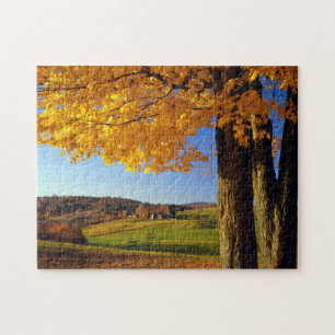 USA, Vermont. Landschaften bei South Woodstock Puzzle